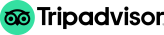 Logo di Tripadvisor con icona di un gufo stilizzato e testo nero.